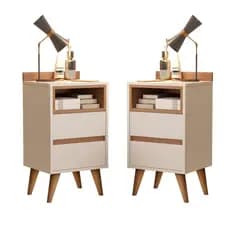 Kit com 2 Mesa De Cabeceira Quarto Criado Pequeno Moderno -  Várias Cores