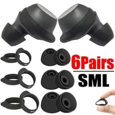3 Pares De Tampões De Ouvido De Silicone SAMSUNG Galaxy Buds FE-Punho-Capa Macia Para Fones-Boné Antiderrapante Esportes