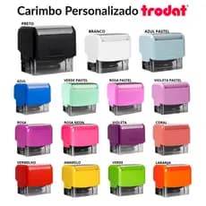 Carimbo Automático Personalizado Trodat 3911 Médico Professor Enfermagem Psicólogia Visto Pedagógico