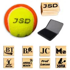 Carimbo Marcador Personalizado Para Marcar Bolas De Beach Tennis Substitui Caneta