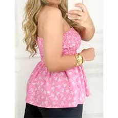 Blusa femenina Verao floral