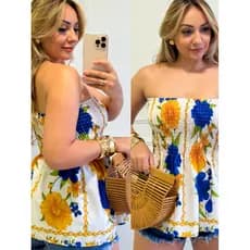Blusa femenina Verao floral