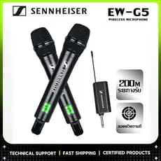 Microfone sem fio Sennheiser EW-G5, Mini receptor, microfone portátil Universal, microfone de Material metálico, frequên