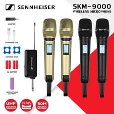 Microfone Universal Sennheiser SKM-9000, microfone sem fio UNF, Anti-interferência de baixo ruído, microfone portátil HD