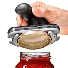 1 peça de ferramenta de cozinha multifuncional - abridor de potes manual de material ABS