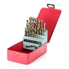 Kit Jogo De Brocas Aço Rapido P/ferro C/25pçs