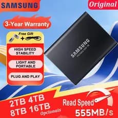 Original Samsung SSD Externo De 2TB A 16TB Portátil Hdd USB3.1 Tipo-C Interface HD