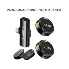 Microfone De Lapela Sem Fio Magnético Cancelamento De Ruído Para iPhone Android Type-c Gravação de vídeo/TikTok/Vlog