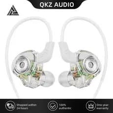 Fone De Ouvido Profissional Qkz Ak6 Ultra Driver Intraauricular Dinâmico Magnético 10mm Gamer Original