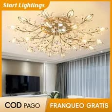 Luz De Teto De Cristal Para Sala De Estar , Decorativa De Luxo Quarto , LED Jantar