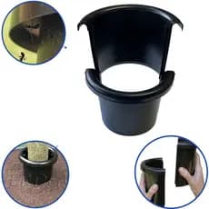 8 uni - Limitador de Formiga Cortadeira - Protetor para Mudas e Plantas