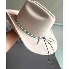Bandinha de Chapeu Country Feminino Moda Cowgirl NÃO ACOMPANHA CHAPÉU
