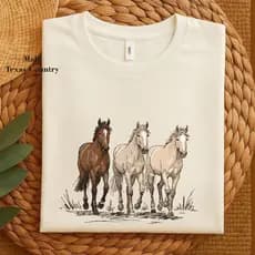 Camiseta Baby Look Feminina Moda Boiadeira Estampa Country 100% Algodão