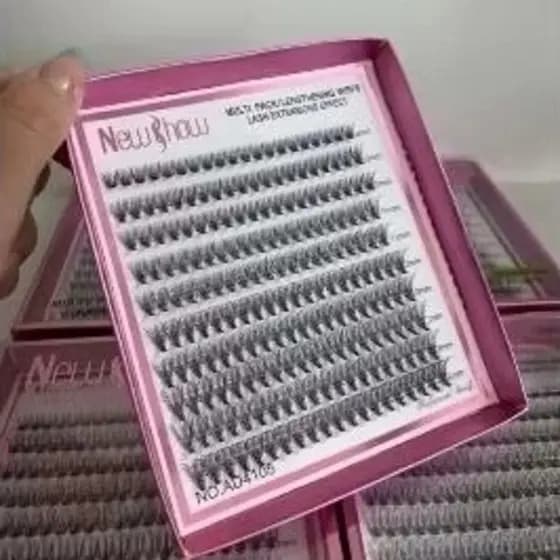 Cilios fio A fio Tufinhos sem no curvatura D30P - Novo show