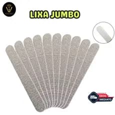 Lixa Jumbo  P/ Manicure acabamento de unhas Gel e Fibra de vidro