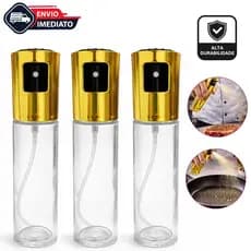 Kit 1/2/3 Spray Pulverizador De Oleo/Azeite De Cozinha Premium 100ML Facil De Usar - Sortidos