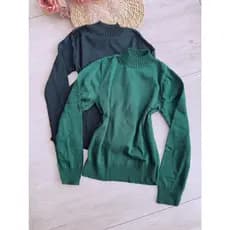 Kits 2pcs,Blusa de frio tricô #MX1-27 básica suéter gola redonda moda feminina
