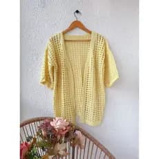 Kimono #MX-43 cardigan tricô verão moda feminina