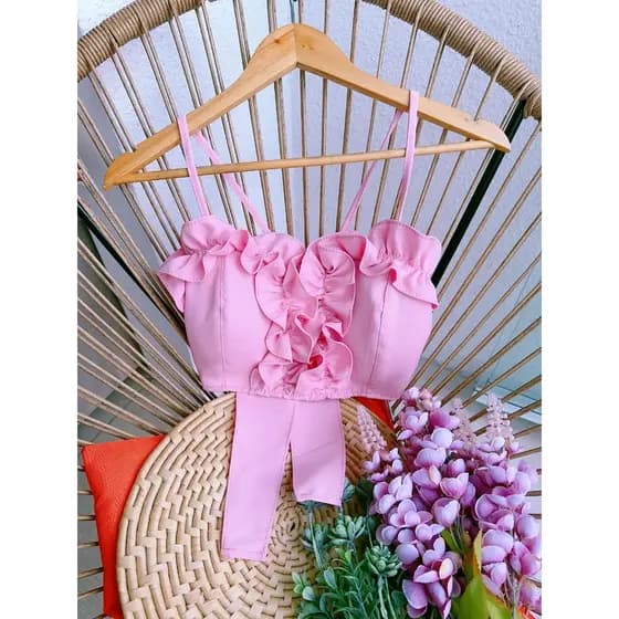 cropped alfaiataria com bojo frente com babdaos moda feminina A-2
