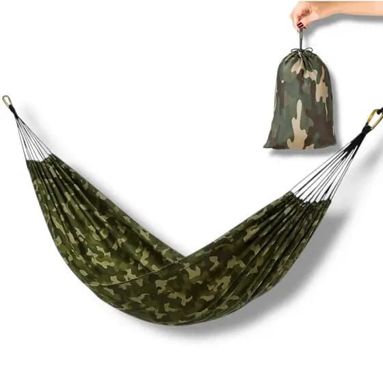 Rede De Descanso  Pesca dormir Camuflada para trilhas na mata Pescaria Acampar camping