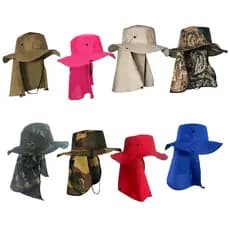 Chapéu Pescador Australiano Boné Pesca Proteção Pescoço Sol Chapeu Pescador Camping Australiano Proteção Nuca Pescoço
