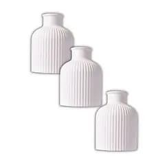 kit 15 vasos de gesso para decoração, casamento, batizado, aniversário