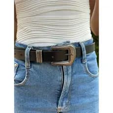 cinto feminino fino de couro