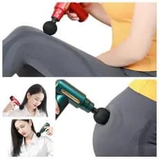 Massageador profissional elétrico muscular, massageador portátil, pistola massageadora
