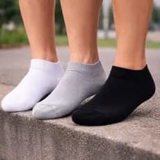 Kit Sapatilha Masculina algodão 9 pares