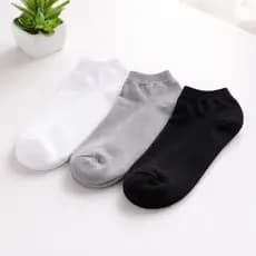 Kit 9 pares meia invisível masculina algodão