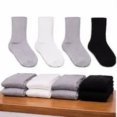 Meia Casual, Algodão, 39 - 42,  kit 6 pares