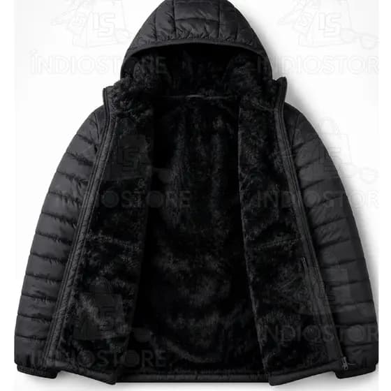 Jaqueta Puffer Masculina Bobojaco Forrada Peluciada Inverno