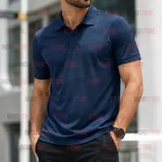 Camisa Polo Masculina DryFit Slim Leve Respirável Secagem Rápida Casual Premium