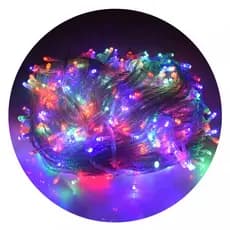 Pisca Pisca Cordão Prova Dagua Natal 8m Led ( Todas Cores ) Cor Das Luzes Colorido/fio Transparente 127v