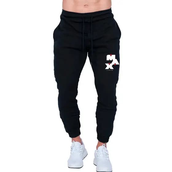 Calça  Masculina Academia Treino esportiva Suplementos Moletom Bolsos Laterais
