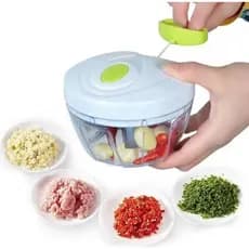 Mini Processador Manual 500ML Triturador De Alho Cebola Processador De Temperos