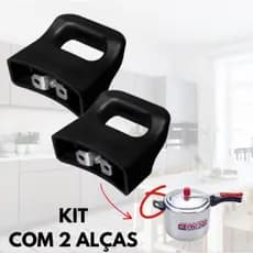 Kit Com 2 Alças Para Panelas De Pressão ou Panelas Comuns Alça Globo