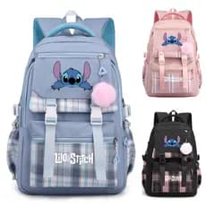 STITCH Interestelar Bebê Casual Oxford Pano Mochila Escolar Alunos Do Ensino Fundamental Meninos Meninas Bolsas Escolare