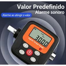 Adaptador Digital de chave de Torque - conversor eletrônico de precisão com tela LCD.