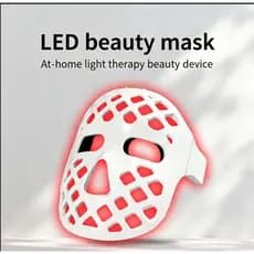 Máscara de beleza LED instrumento de beleza 7 cores luz colorida estilo recarregável doméstico