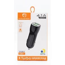 Carregador Veicular Turbo 4.1A H’Maston Original Dual USB Rápido