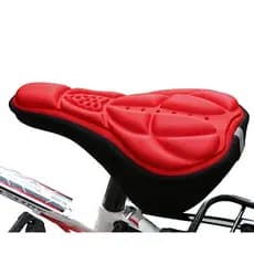 2026 selim de bicicleta 3d macio ciclismo capa assento mtb mountain bike engrossar esponja almofada ao ar livre respiráv