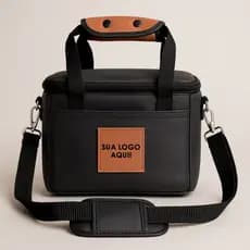 Bolsa Térmica Personalizada Fitness Impermeável Lancheira Marmiteira Sua Marca Luxo