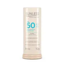 Protetor Solar Facial Stick (bastão) 12g FPS 50 Efeito Matte Sunless