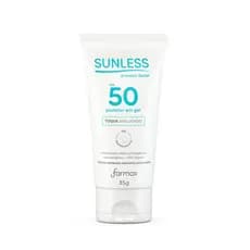 Protetor Solar Facial 35g FPS 50 Em Gel Translúcido Sunless