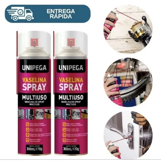 Vaselina Spray Lubrificante 300ml Uso Geral.
