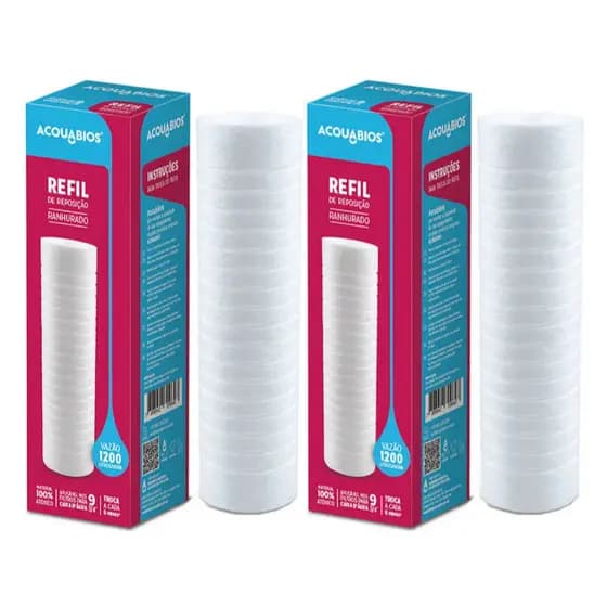 Refil Para Filtro De Caixa Dágua 9.3/4 25 Micras Acqua 230.