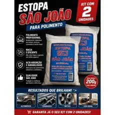 Estopa prá Polimento de 200gr São João.