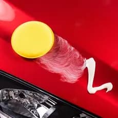KIT 06 Espuma Esponja Aplicadora Brilho Cera Couro Silicone Pretinho Carro e Moto
