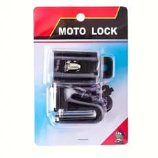 Motocicleta Freio a Disco Bloqueio Segurança Anti-Roubo Mountain Bike com chave durável 2 chaves